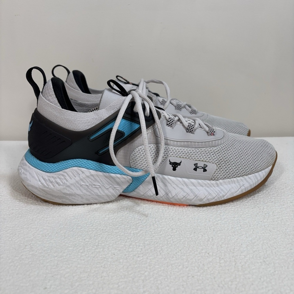 Under Armour Project Rock 5 Training Shoes Men's‎ 11 Gray Blue Bull Performance - Picture 3 of 14